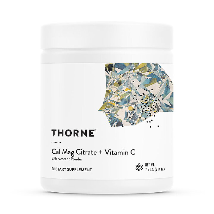 Thorne Cal-Mag Citrate + Vitamin C 214 g