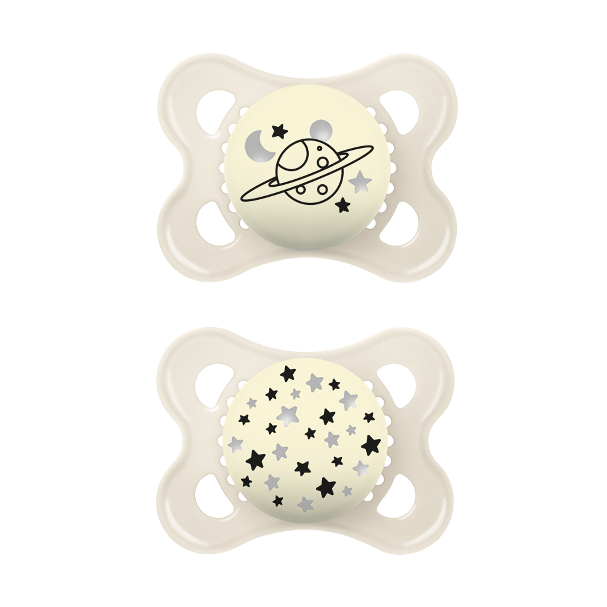 MAM Original Night Silicone Neutral 0-6m 2-pack