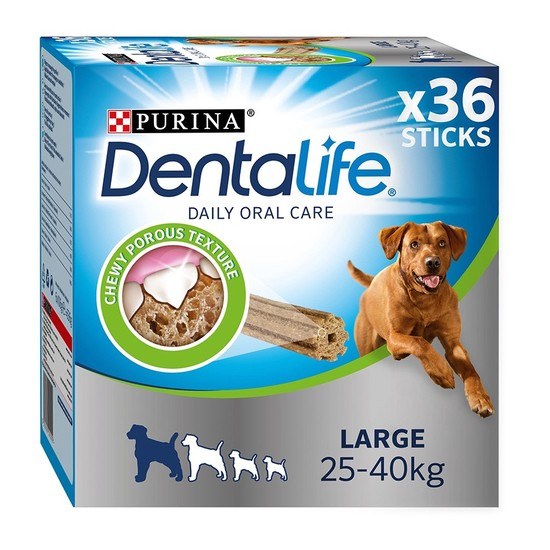 Purina DentaLife tuggpinne Large 36-pack