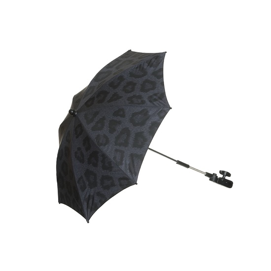 Fresh Kid Solparasoll Barnvagn Leopard Svart 68 cm