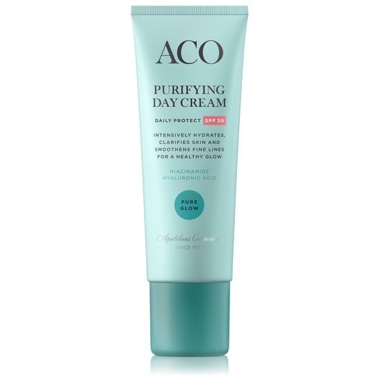 ACO Face Pure Glow Purifying Day Cream SPF30 Parfymerad 50 ml