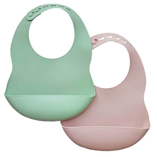 Summerville Haklapp silikon Grön Mauve 2-pack