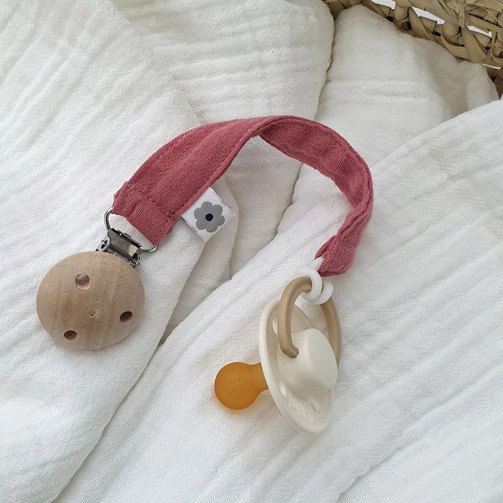 Summerville Napphållare Muslin Dusty Rose Eko