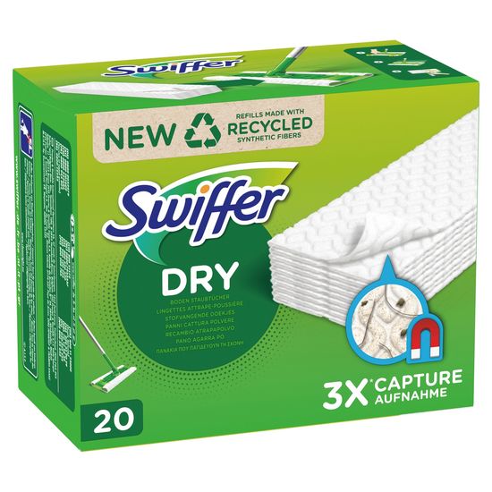 Swiffer Sweeper Refillgolvdukar 20 Stycken Fångar Upp & Låser In Damm