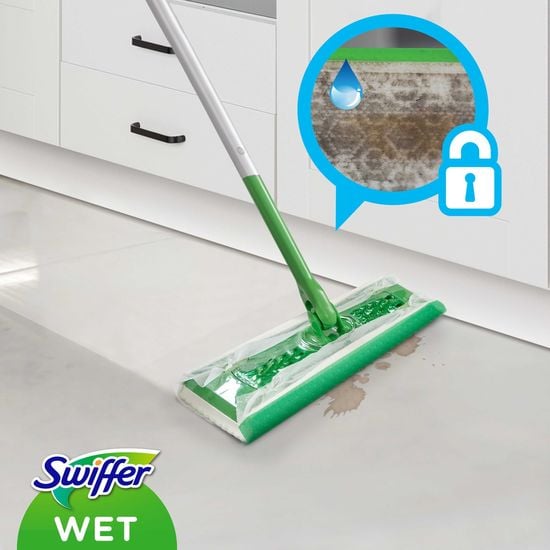 Swiffer Sweeper Fuktiga Refiller För Golv Med Lemon Doft x12