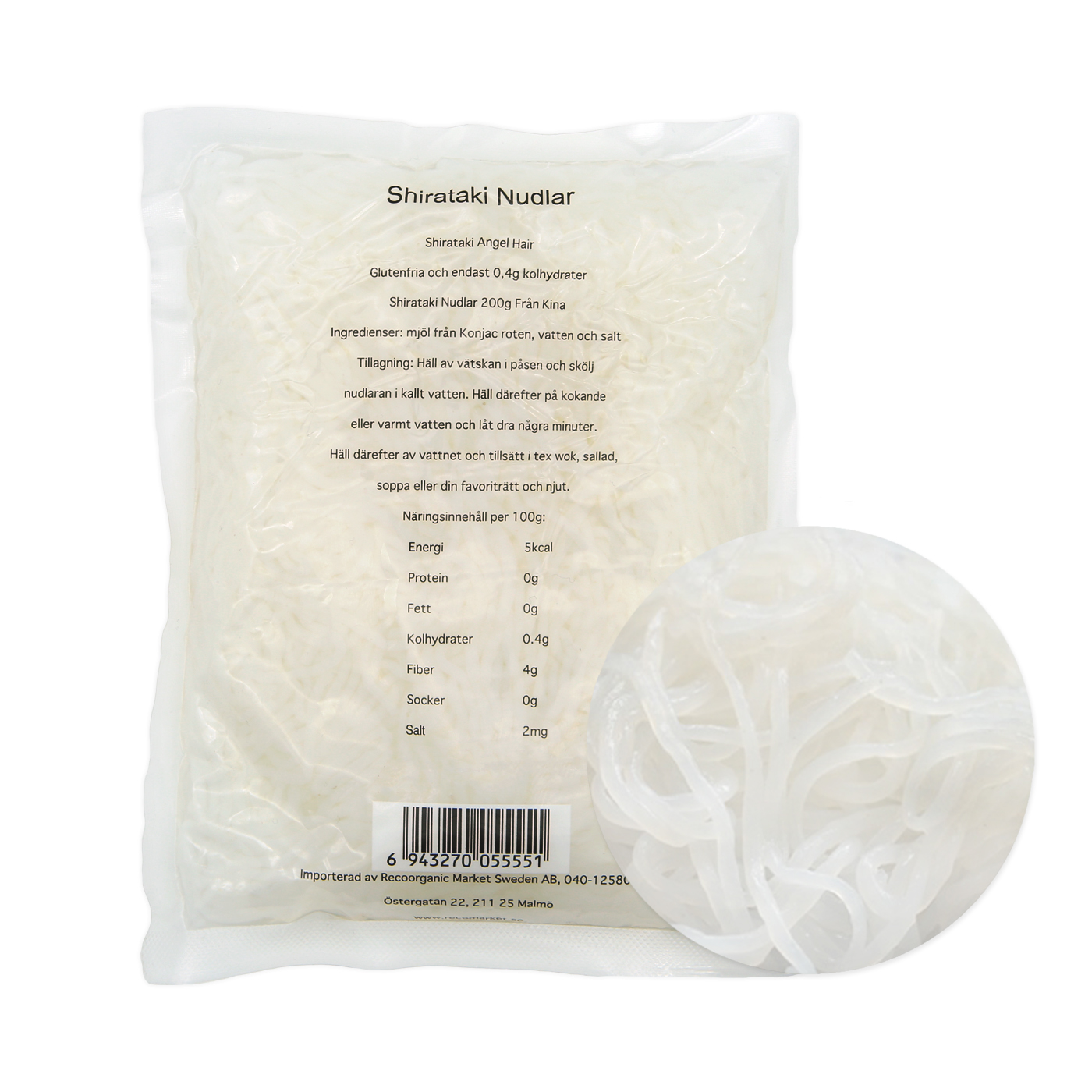 Rawfoodshop Shirataki Angel Hair 200 g