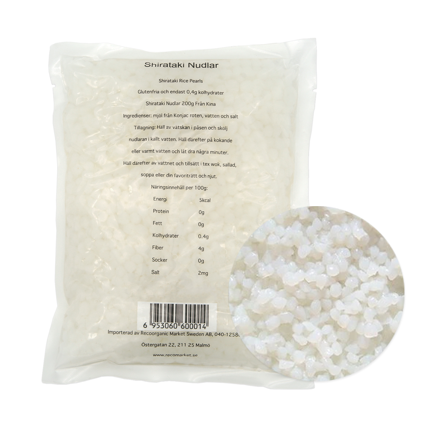 Rawfoodshop Shirataki Rice Pearls 200 g