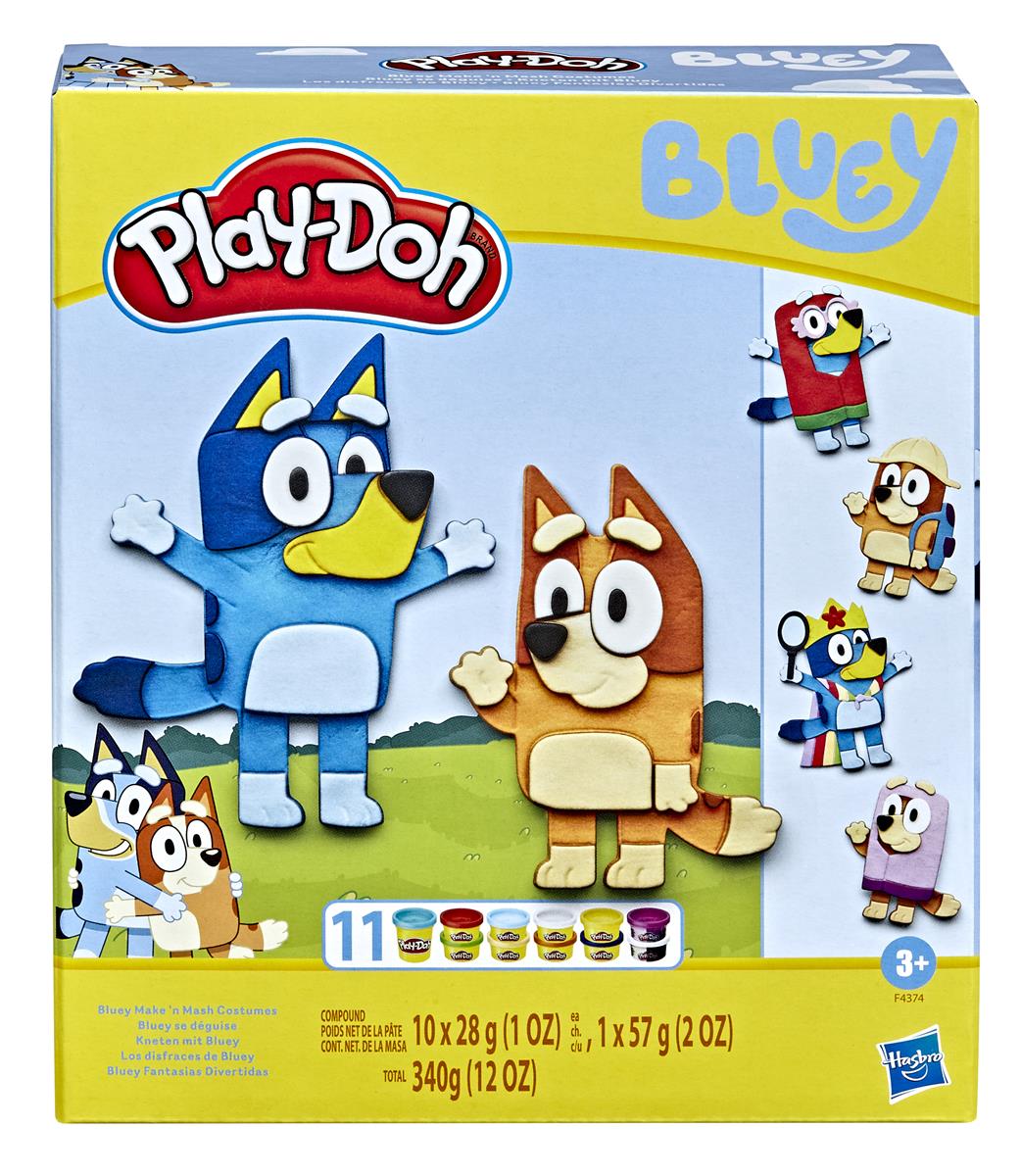 Hasbro Play-Doh Bluey Make 'n Mash Costumes Playset