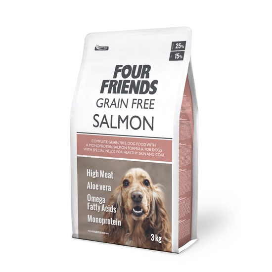 FourFriends Dog GF Salmon 3 kg
