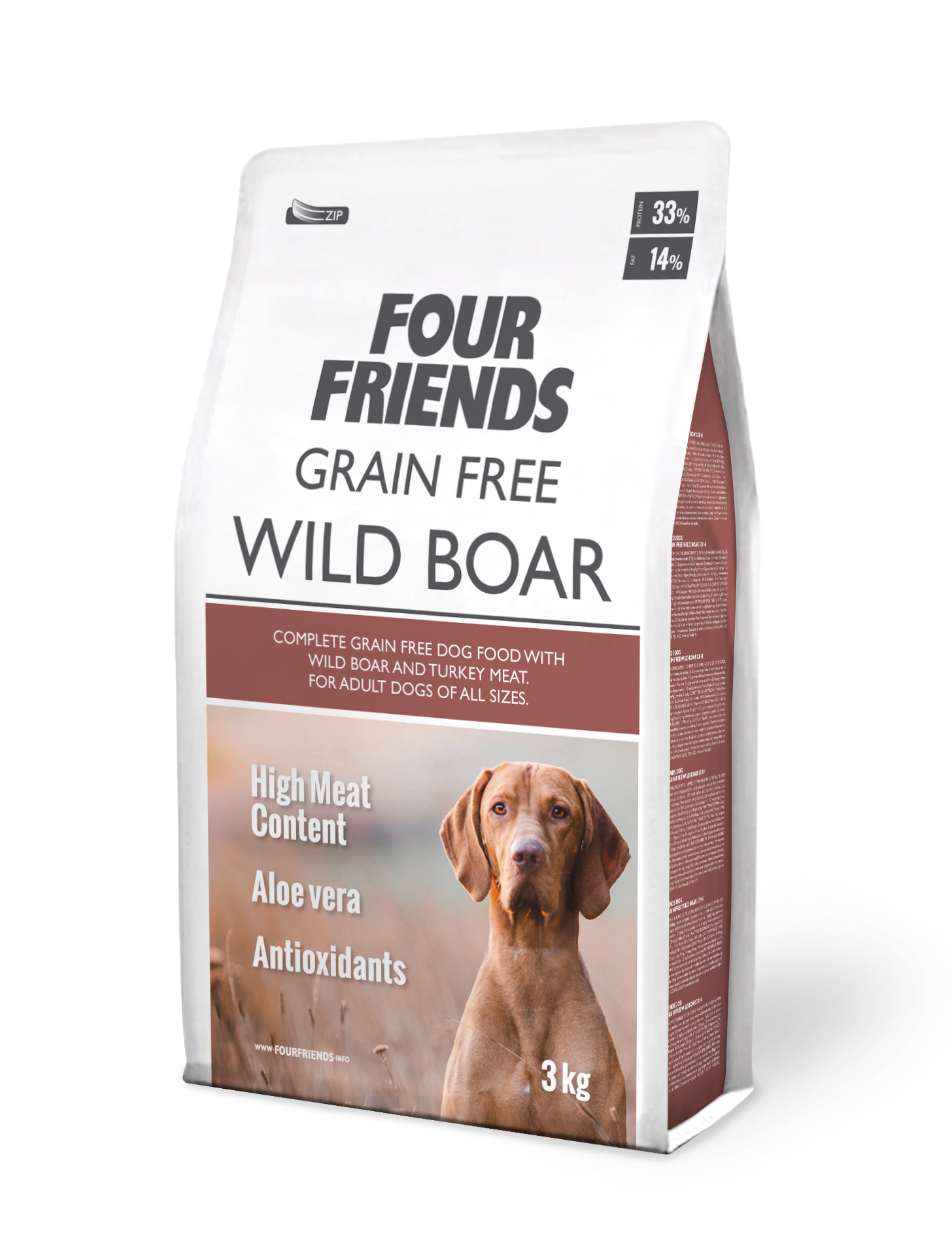 FourFriends Dog GF Wild Boar 3 kg