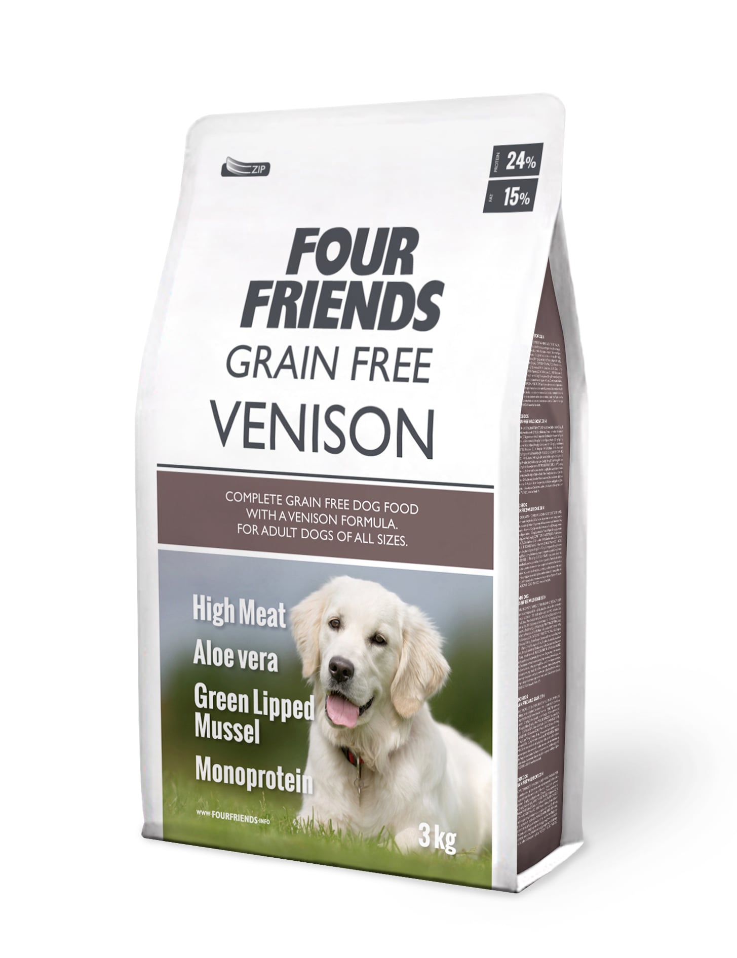 FourFriends Dog GF Venison 3 kg