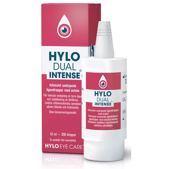 Hylo Dual Intense ögondroppar 300 doser 10 ml