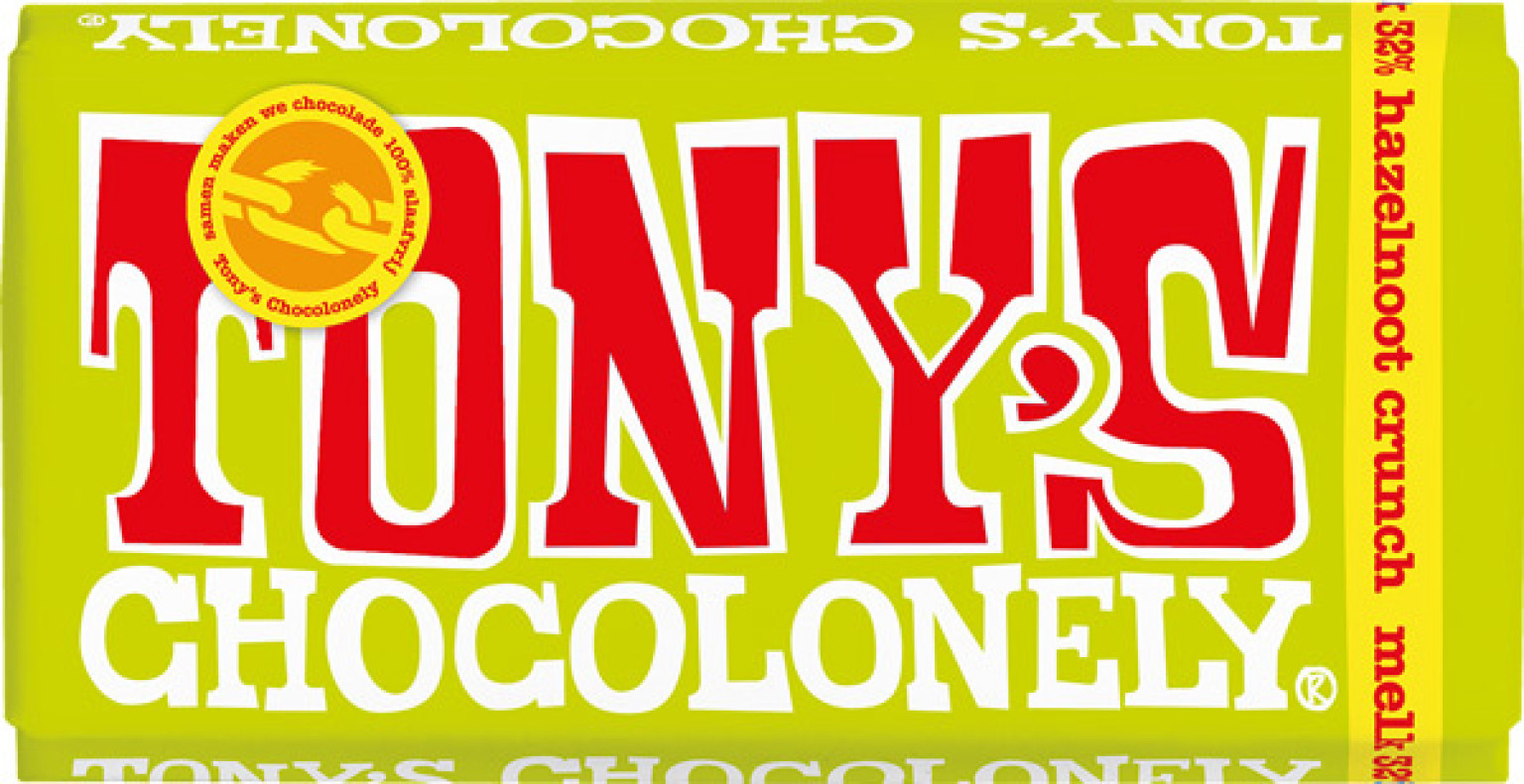 Tony´s Chocolonely Mjölkhchoklad Hasselnöt Crunch 180 g