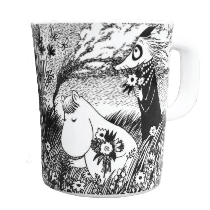 Rätt Start Mumin Graphic Stor mugg med handtag 250 ml