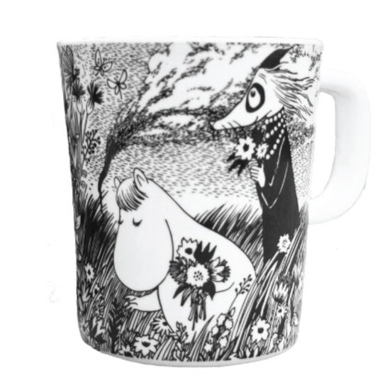 Rätt Start Mumin Graphic Stor mugg med handtag 250 ml