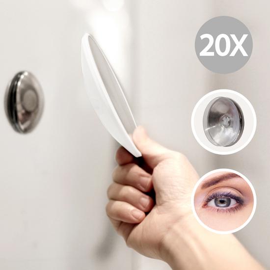 Bosign Löstagbar Make-Up Spegel X20 Vit