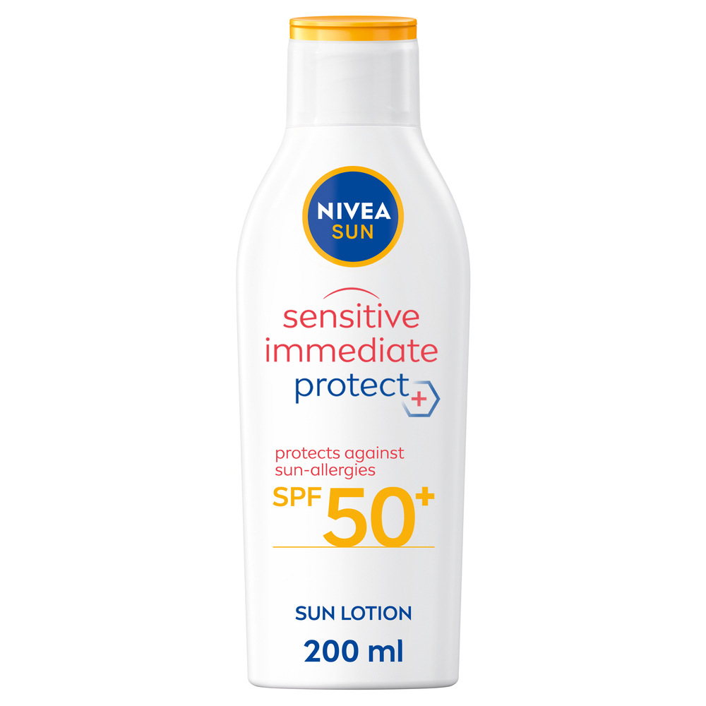 NIVEA SUN Solkräm Sensitive Immediate Protect Sun-Allergy Lotion SPF50+ 200 ml