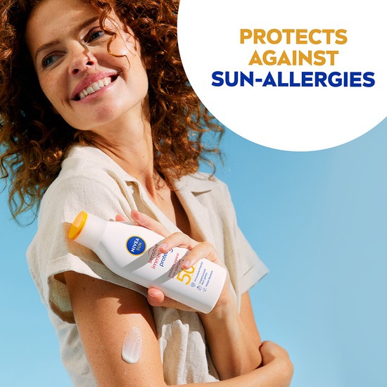 NIVEA SUN Solkräm Sensitive Immediate Protect Sun-Allergy Lotion SPF50+ 200 ml