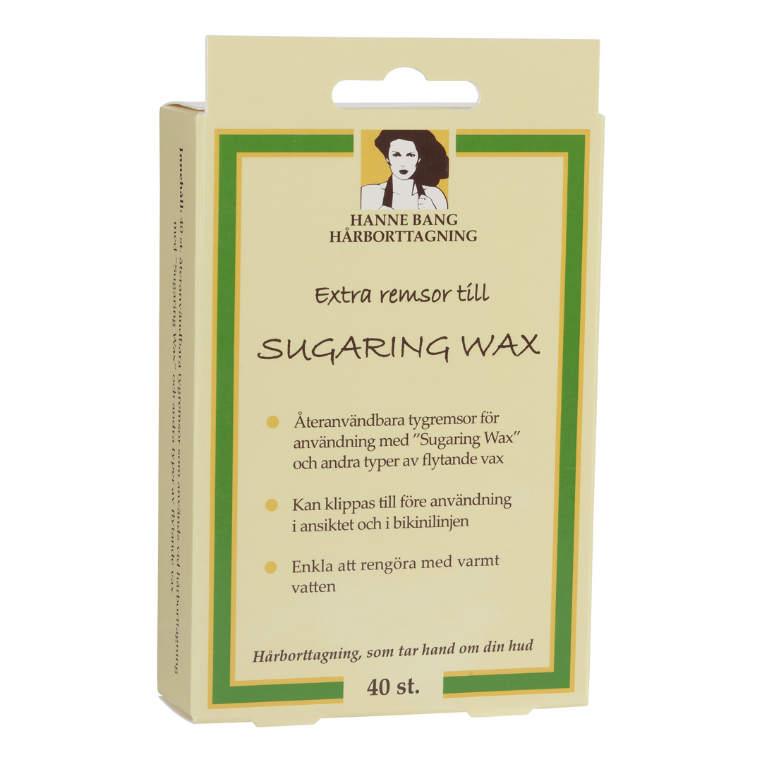 Hanne Bang Hårborttagning Remsor för Sugaring Wax 40 st