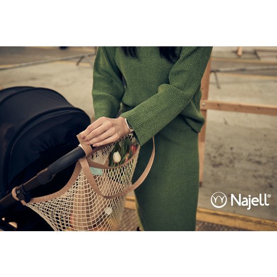 Najell Stroller Shopping Bag Ivory White