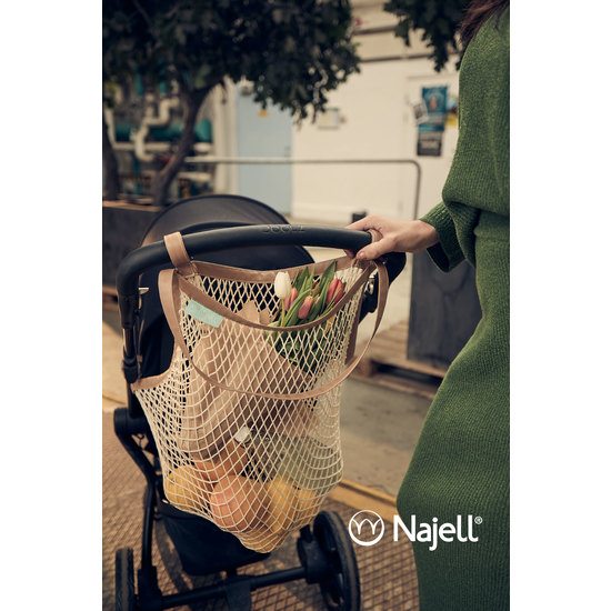 Najell Stroller Shopping Bag Ivory White