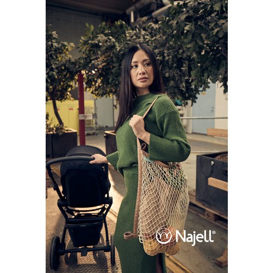 Najell Stroller Shopping Bag Ivory White