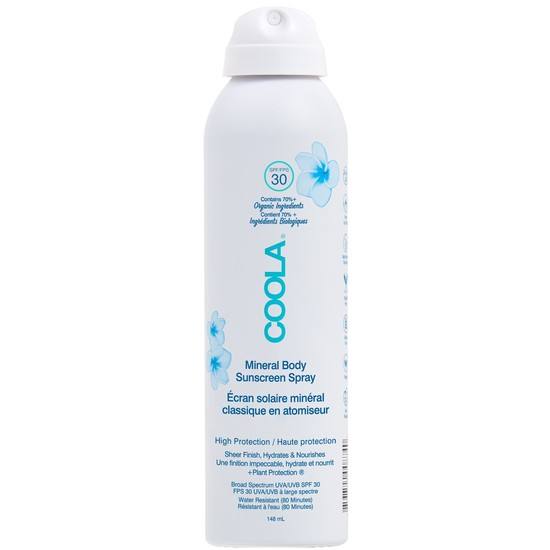 COOLA Mineral Body Spray Fragrance Free SPF30 148 ml