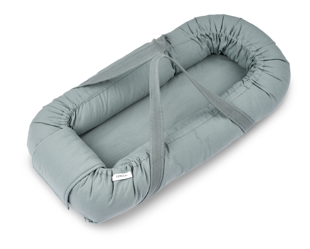 LIEWOOD Gro Babynest Blue Fog