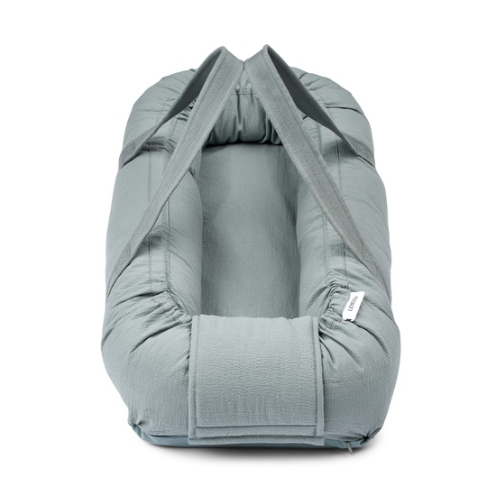 LIEWOOD Gro Babynest Blue Fog