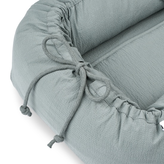 LIEWOOD Gro Babynest Blue Fog