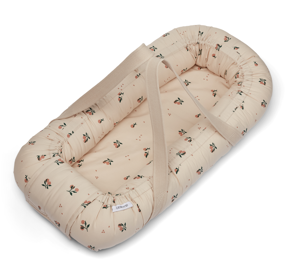LIEWOOD Gro Babynest Peach Sea Shell Mix