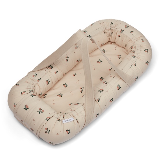 LIEWOOD Gro Babynest Peach Sea Shell Mix