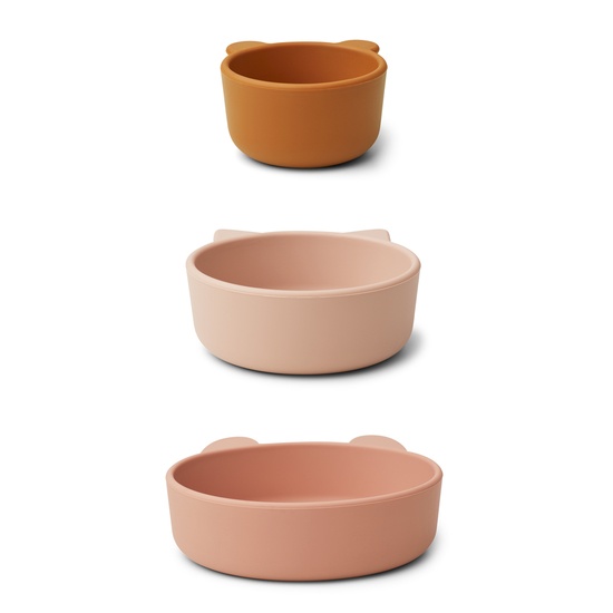 LIEWOOD Eddie Skålar Rose 3-pack