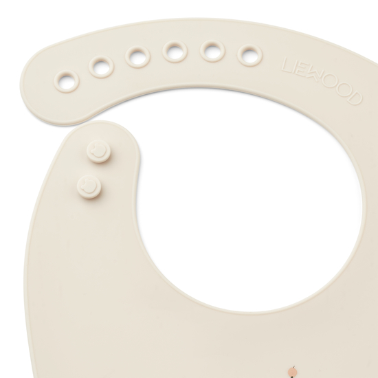 LIEWOOD Tilda Silikonhaklappar Peach Sea Shell 2-pack
