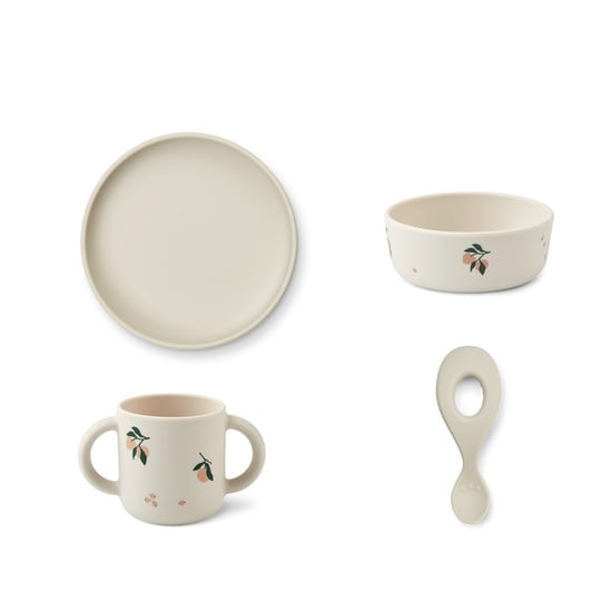 LIEWOOD Vivi Silikonservis Peach Sea Shell Mix
