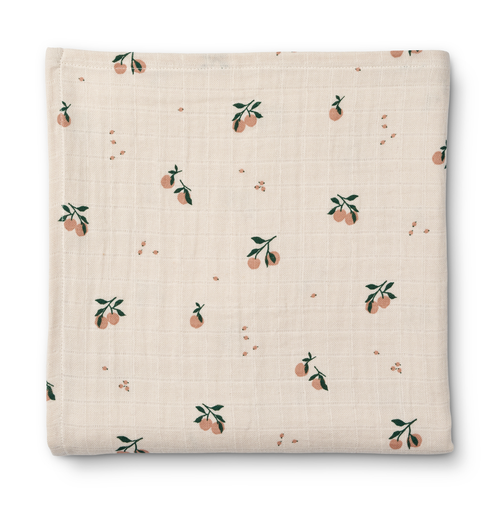 LIEWOOD Ben Muslinfilt Peach Sea Shell Mix 110x110cm