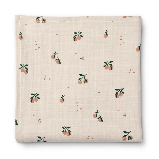 LIEWOOD Ben Muslinfilt Peach Sea Shell Mix 110x110cm