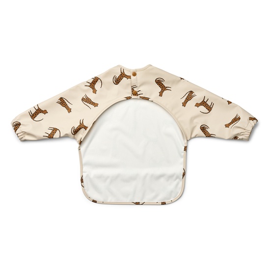 LIEWOOD Merle Långärmad Haklapp Leopard Sandy