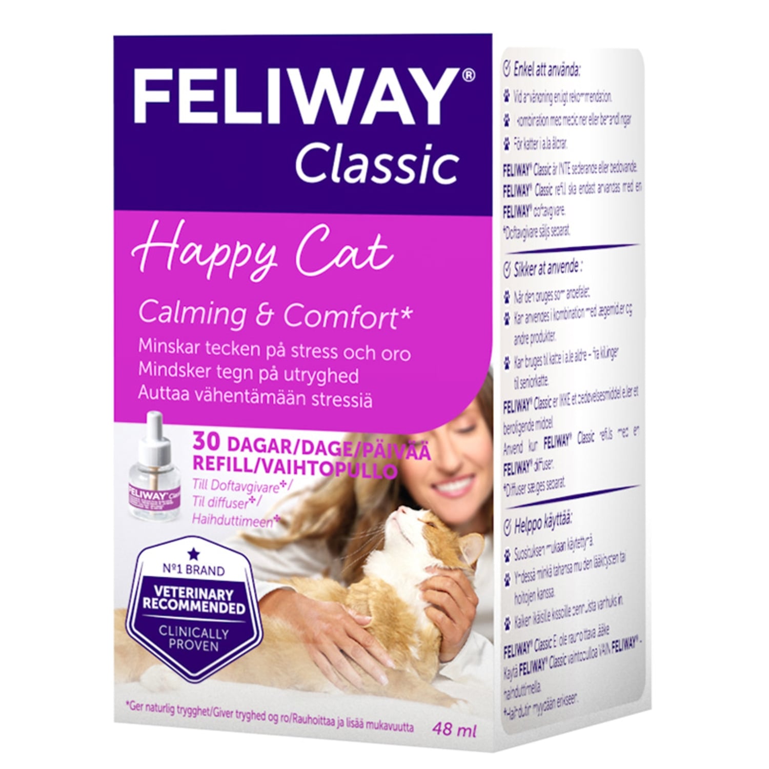 Alternativ bild 1 för Feliway Classic Refill 48 ml