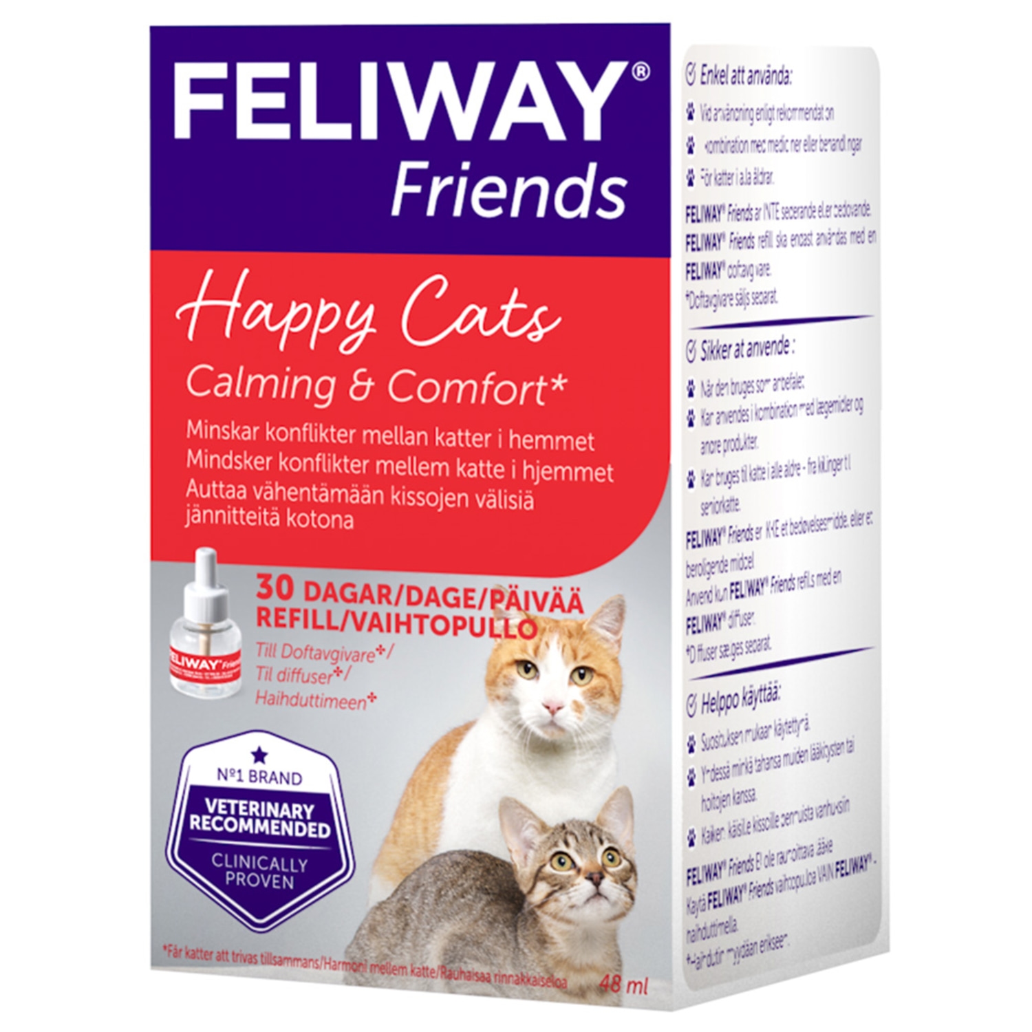 Alternativ bild 1 för Feliway Friends Refill 48 ml