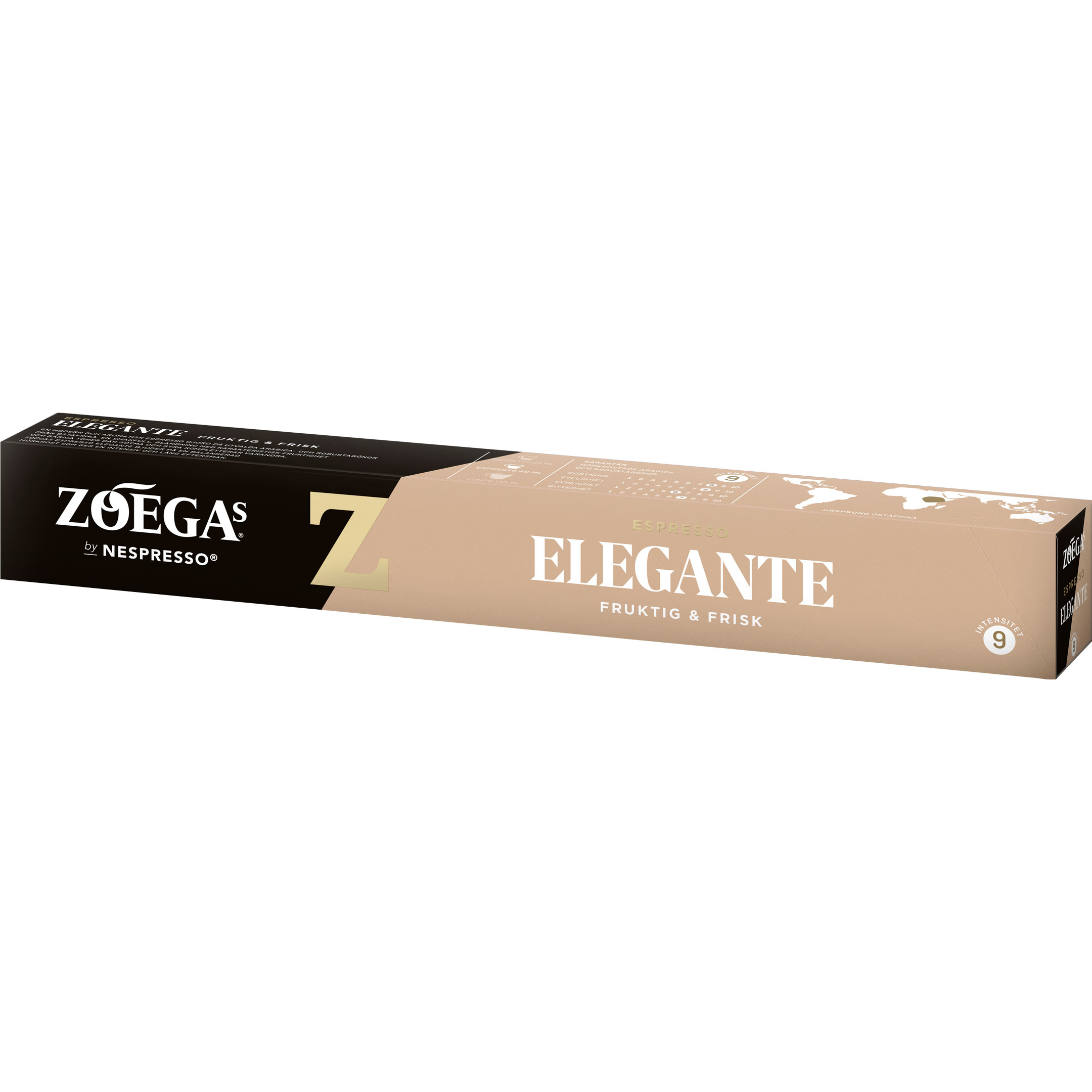 Zoégas by Nespresso Espresso Elegante 10 kapslar
