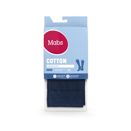 Mabs Cotton Knee Navy XXL