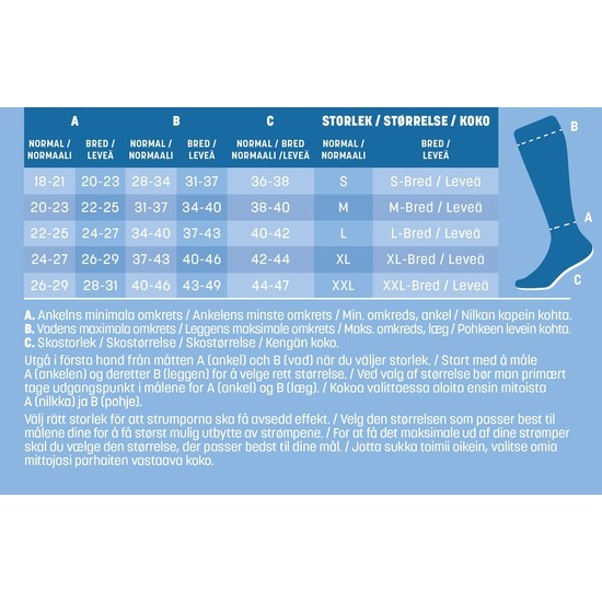 Mabs Cotton Knee Navy XXL