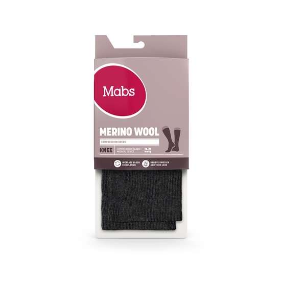 Mabs Wool Knee Black M