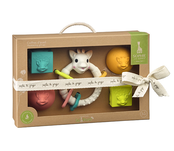 Sophie la Girafe Cubes/Balls + Coloring Gåvoset