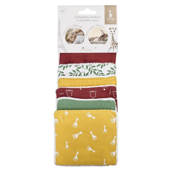 Sophie la Girafe Tvättbara Wipes 6-pack