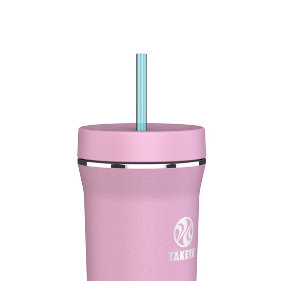 Takeya Insulated Straw Tumbler Pink Lavender 950 ml