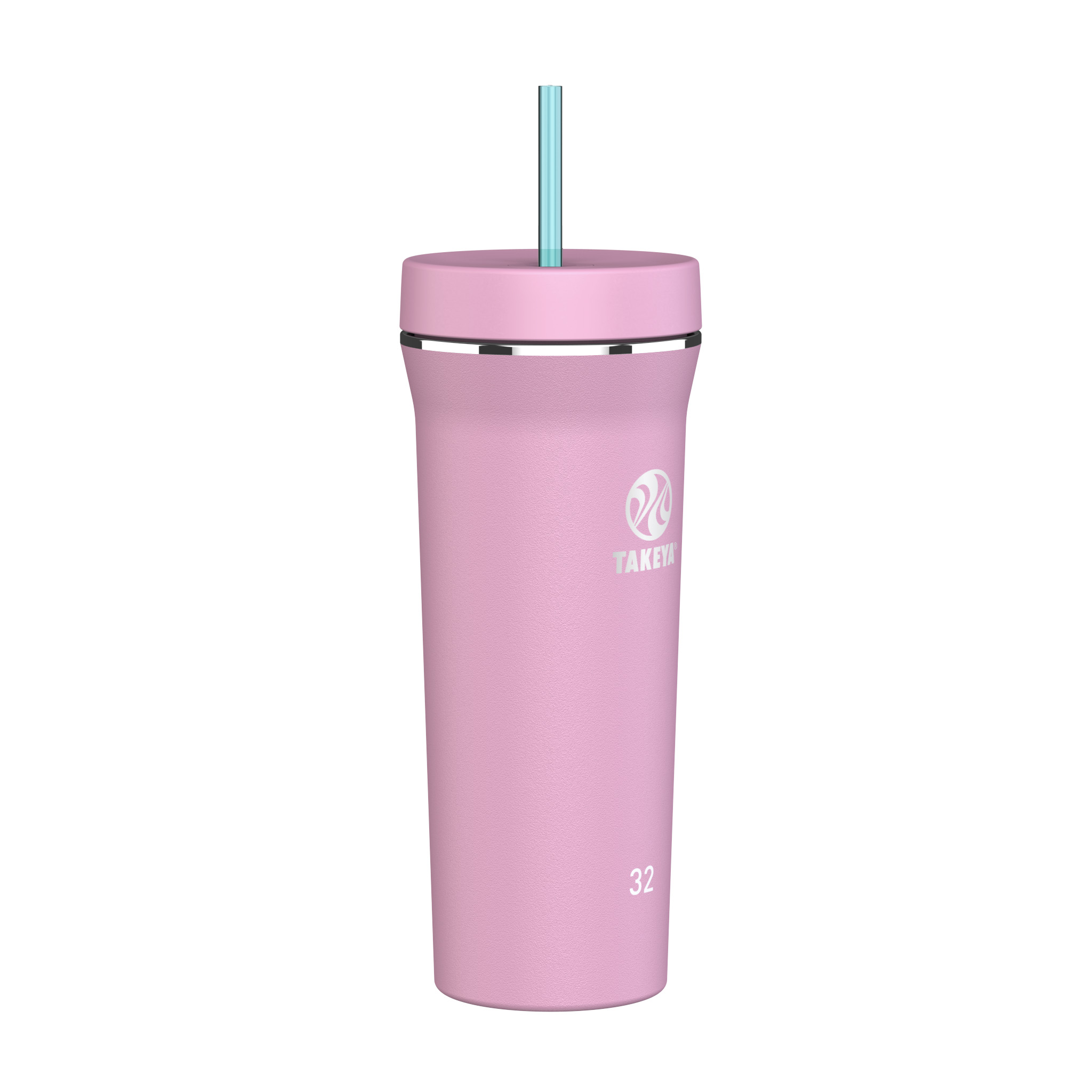 Takeya Insulated Straw Tumbler Pink Lavender 950 ml