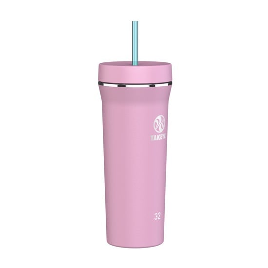 Takeya Insulated Straw Tumbler Pink Lavender 950 ml