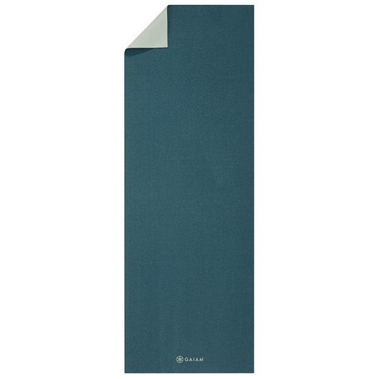 Gaiam Deep Jade/Icicle 2-color Classic Yoga Mat 4 mm